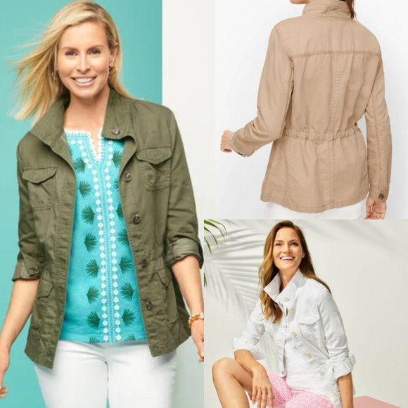 Talbots Classic Casual Jacket Strawberry Pink - Picture 3 of 17